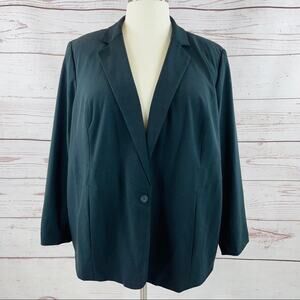 Catherines black blazer shoulder pads classic